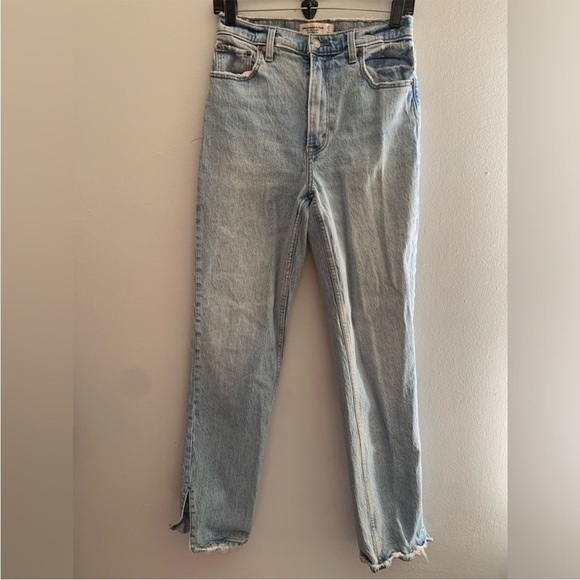 Abercrombie and fitch the 90s straight ultra high rise size 31/12R - Picture 8 of 10